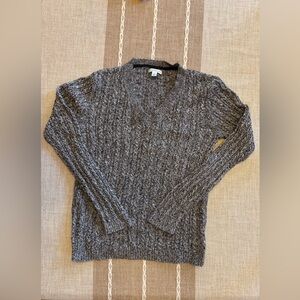 Croft & Barrow Charcoal V-Neck Sweater